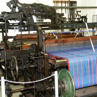 Mechanischer Webstuhl - Oberfränkisches Textilmuseum Helmbrechts in der ErlebnisRegion Fichtelgebirge